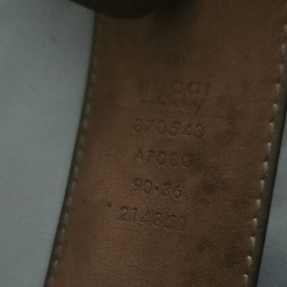 Gucci Dark Brown Leather Accessory